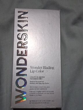 Wonderblading Lip Color by Wonder Skin - Silver Packaging